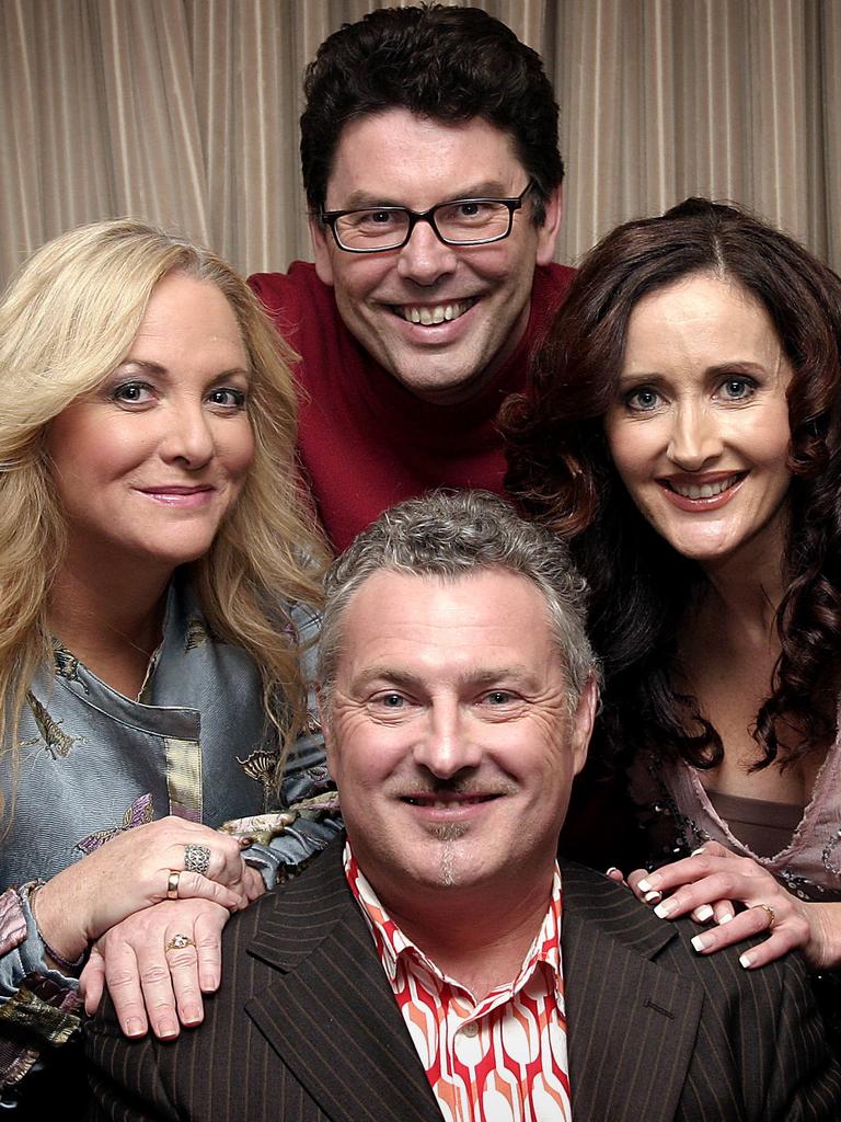 The television show It Takes Two’s judges (clockwise from left) Amanda Pelman, James Valentine, Marina Prior and Ross Willson. Picture: Julie Kiriacoudis.