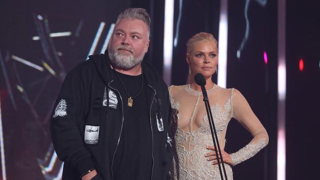 Kyle Sandilands and Sophie Monk. Picture: Brendon Thorne/Getty Images