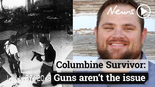 Columbine shooting survivor believes guns aren't the issue