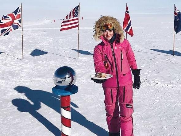 Jade Hameister on her epic journey. Picture: Instagram