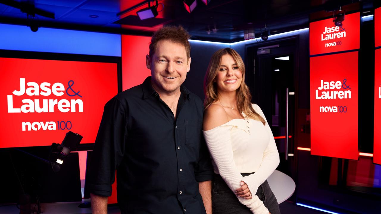 Radio hosts Jase Hawkins and Lauren Phillips return to the breakfast airwaves on Nova 100.