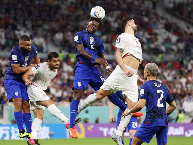 Iran takes on the USA at the World Cup in Qatar. Picture: Dean Mouhtaropoulos/Getty Images