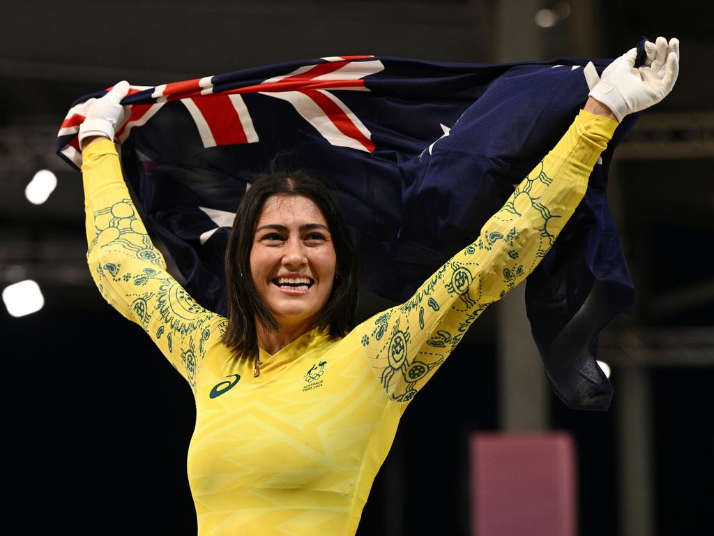 Saya Sakakibara of Australia is in the form of her life. Picture: AAP Image/Dan Himbrechts