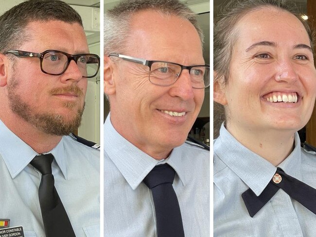 ‘We went in blind’: Bogie triple murder first responders honoured