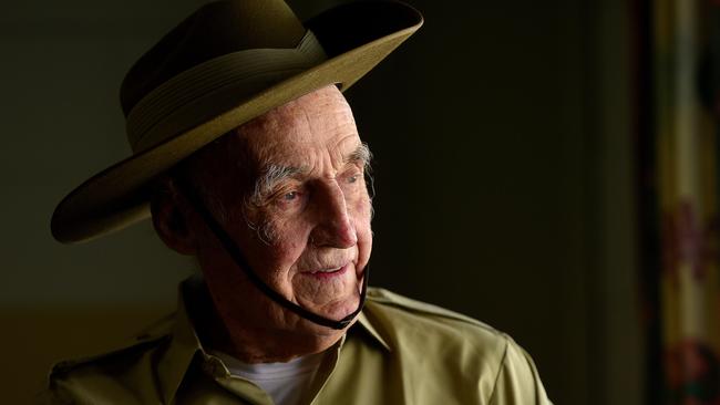 World Ward II veteran Victor Williams, now based in Townsville, reflects on his role as part of the Cowra breakout in 1944. PICTURE: MATT TAYLOR.