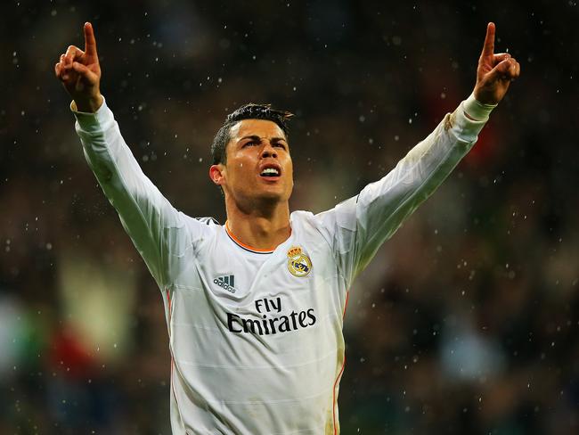 Goal! ... Cristiano Ronaldo is an idolized soccer player.