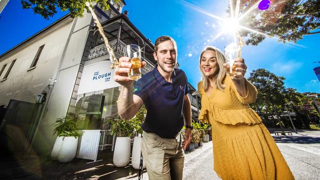 The Plough Inn's Richard Harrison and Belinda Houlihan. Picture: Nigel Hallett