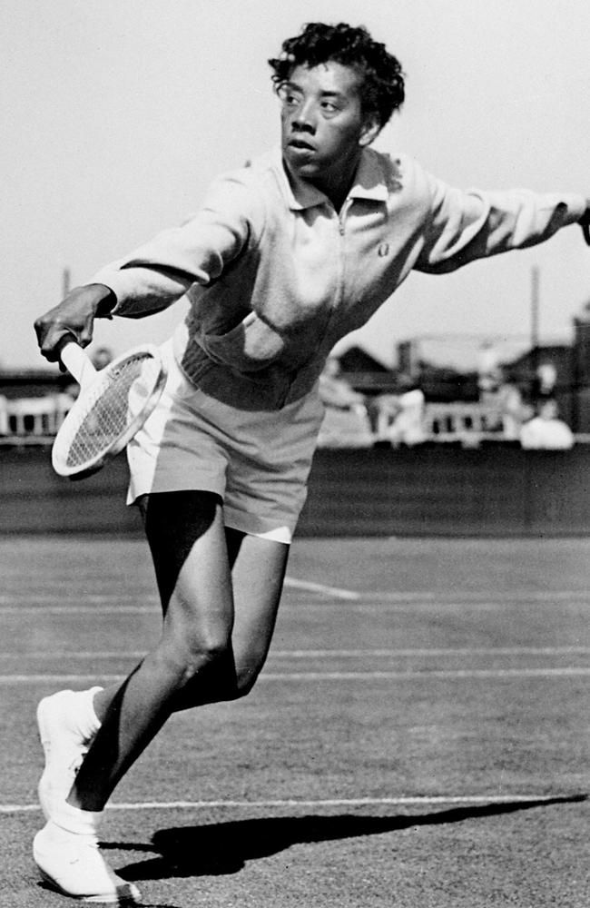 Gibson was a gifted serve and volleyer, although she had problems with foot faults while playing in Australia in 1956.