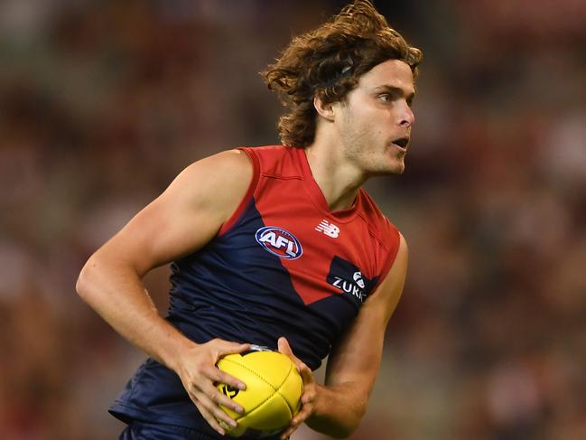 Kade Kolodjashnij was traded to the Demons in 2019, but struggled with concussion symptoms. Picture: AAP