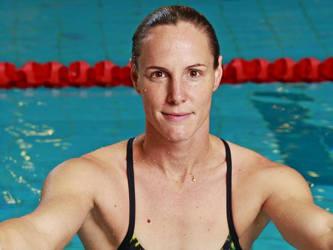 WEEKEND TELEGRAPHS SPECIAL. MAY 12, 2023. PLEASE CONTACT WEEKEND PIC EDITOR JEFF DARMANIN BEFORE PUBLISHING.Pictured at Sydney Olympic Park Aquatic Centre is Swimmer Bronte Campbell. Picture: Tim Hunter.