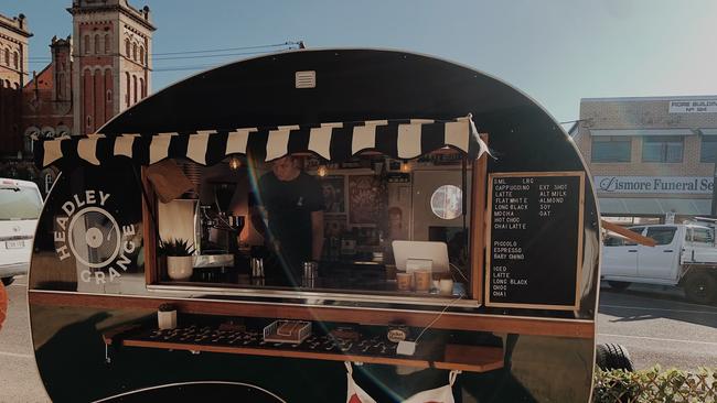 Axl Delandr behind the counter of Headley Grange. Picture: Supplied