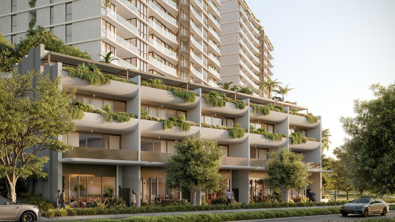 Artist impressions of the SOL by Walker residential project for the Maroochydore CBD. Photo: Walker Corporation
