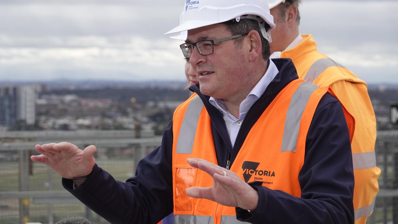 Premier Daniel Andrews announced the major housing plan on September 20, 2023. Picture: NewsWire / Valeriu Campan