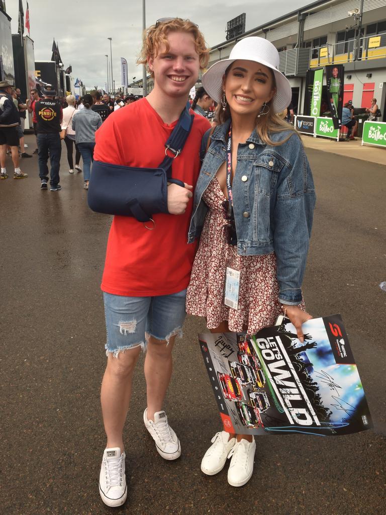 Watpac Townsville 400 Day One. Socials. Harry Leslie and Tayla Waters from Bohle. Picture: Evan Morgan