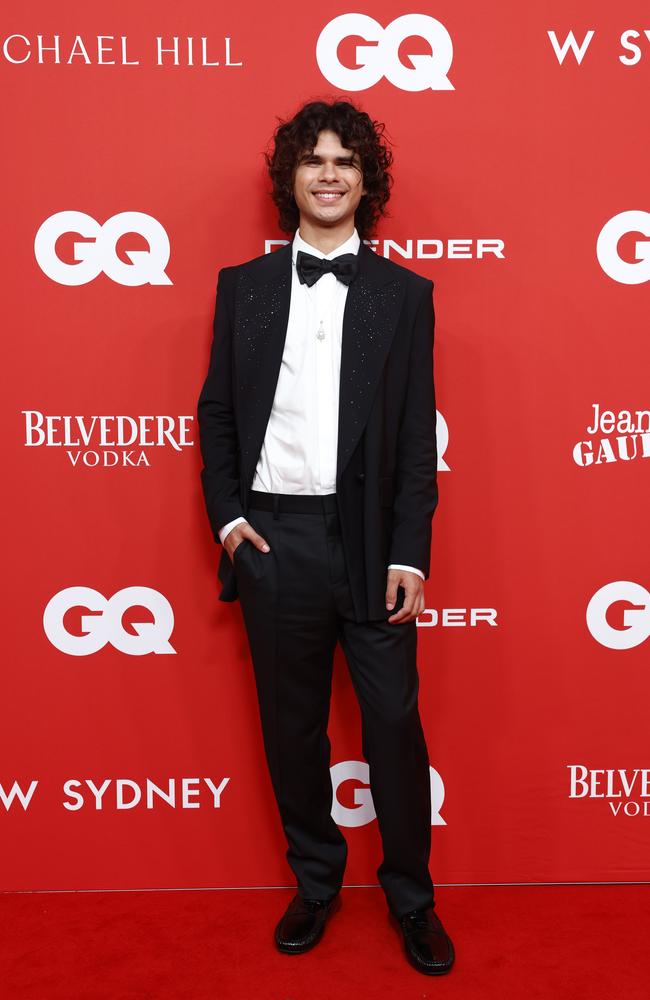 Budjerah on the red carpet. Picture: Jonathan Ng