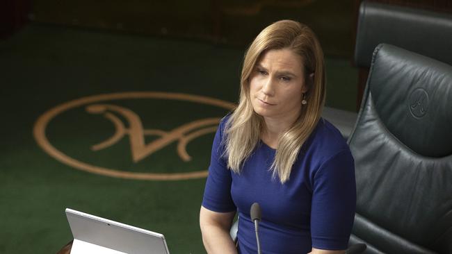 Kristie Johnston MP in the Tasmanian Parliament. Picture: Chris Kidd