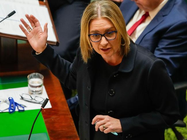 Premier Jacinta Allan of course, like Andrews her predecessor, is from the hard Left. Picture: Getty Images