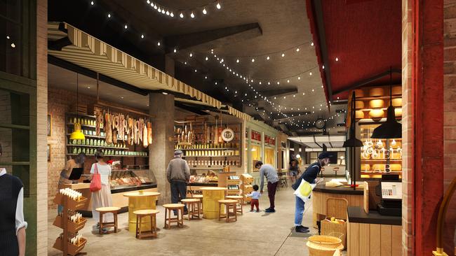 A concept photo of the market revamp.