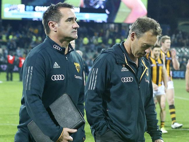 Jason Burt has left Hawthorn and coach Alastair Clarkson. Picture: Sarah Reed