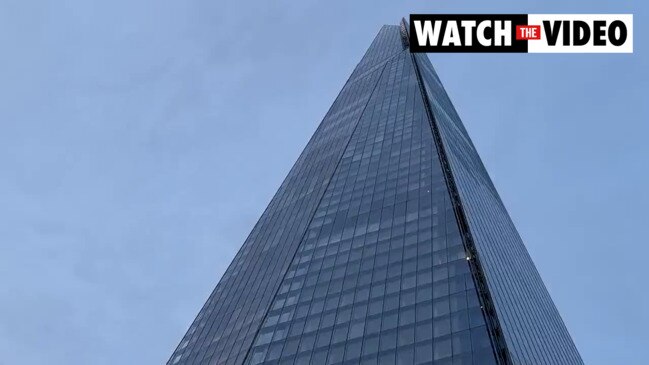 Man climbs to top of The Shard