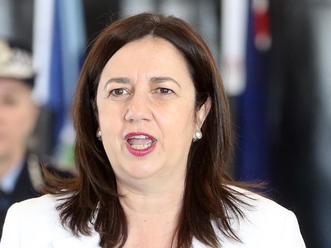 WACOL, AUSTRALIA - NewsWire Photos 28 September, 2020Premier Annastacia Palaszczuk joined Police Minister Mark Ryan and Commissioner Katarina Carroll to officially open the Bob Atkinson Operational Capability Centre at Wacol this morning.Picture: NCA NewsWire / Richard Gosling