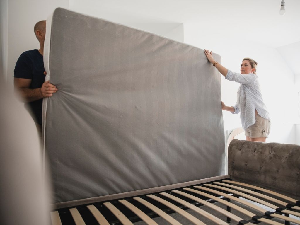 Don't forget to give your new mattress a day to settle. Picture: iStock/DGLimages