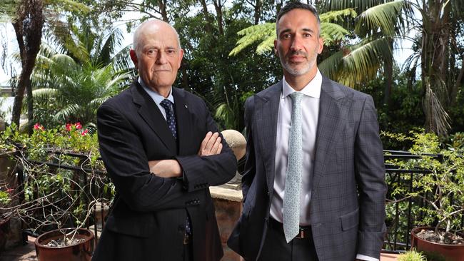 Peter Wertheim, left, and Alex Ryvchin want those who hold positions of influence to denounce anti-Semitism as un-Australian. Picture: John Feder