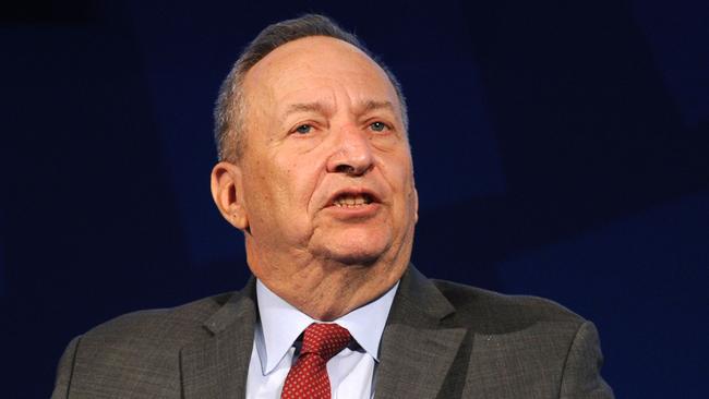 Larry Summers, Bill Clinton’s Treasury secretary, has urged the Biden ad­min­istration to think twice before launching a $US4 trillion ($5.1 trillion) spending spree. Picture: AFP