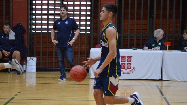 Brisbane State High School point guard Tane Kirisome.