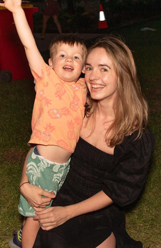 Atticus Quinn and Annabel Bartin at the Northern Land Council 50 Year Anniversary Concert in State Square, Parliament House, Darwin. Picture: Pema Tamang Pakhrin