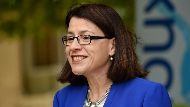 Early Childhood Education Minister Jenny Mikakos says the Federal Government is holding families to ransom by refusing to commit to ongoing pre-school funding. Picture: Steve Tanner