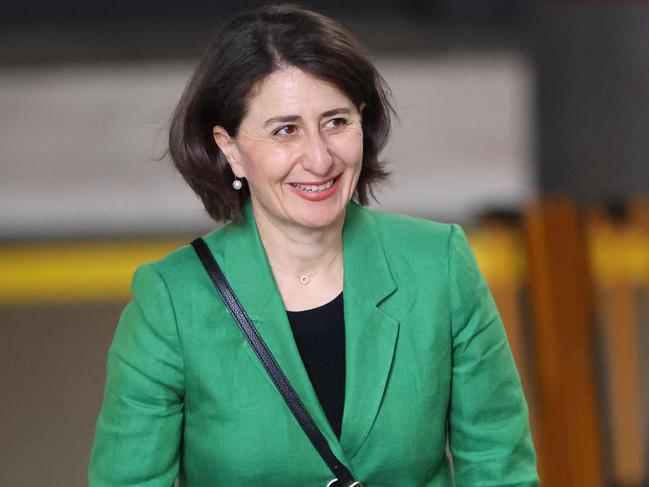 SYDNEY, AUSTRALIA - NewsWire Photos OCTOBER 29, 2021: Former NSW Premier Gladys Berejiklian pictured arriving for the latest ICAC hearings, Sydney CBD.Picture: NCA NewsWire / Damian Shaw