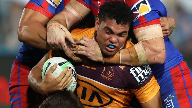 Coates scored an incredible try against the Knights. Photo by Cameron Spencer/Getty Images.