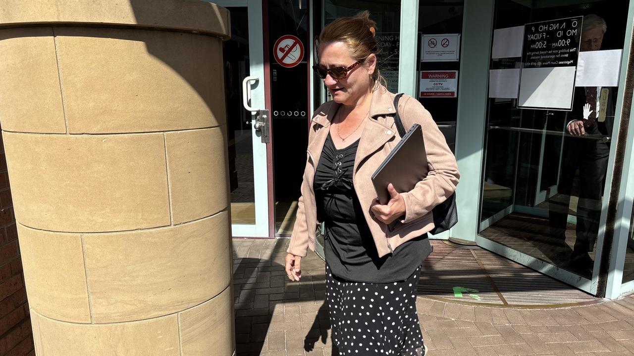 Rosemary Gamble operator of Taz-Zorb at Devonport Magistrates Court. Trial into the jumping castle tragedy at Hillcrest Primary School in Devonport. Picture: Simon McGuire