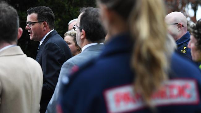 Premier Daniel Andrews announces the changes. Picture: AAP/James Ross