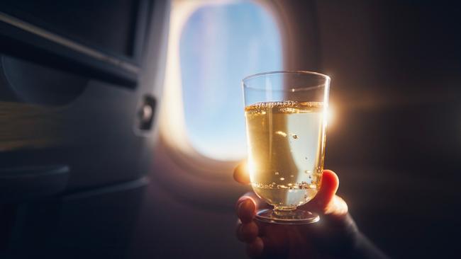 A glass of bubbles is guaranteed on Air France.