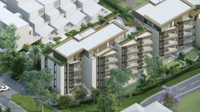 A concept image of the development at Lindfield.