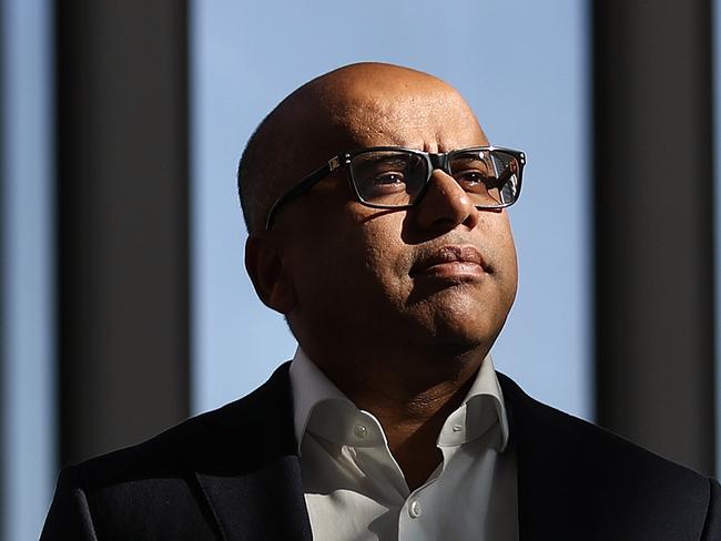 Sanjeev Gupta, executive chairman of Liberty House Group, poses for a photograph in Sydney, Australia, on Monday, March 26, 2018. The British conglomerate tycoon may build up to 10 gigawatts of renewable energy in Australia, including battery storage that could help power steel mills and aluminium smelters. Photographer: Brendon Thorne/Bloomberg via Getty Images