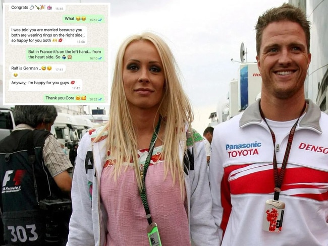 Ralf Schumacher exposed his ex-wife