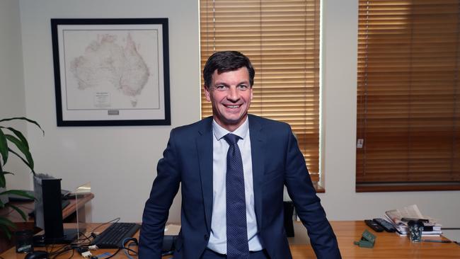 Angus Taylor, Minister for Energy in Parliament House in Canberra. Picture Gary Ramage