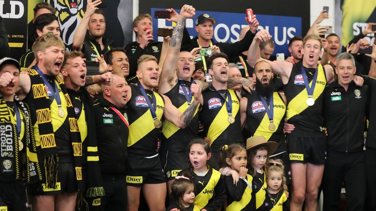 Richmond Tigers win AFL Grand Final 114-25