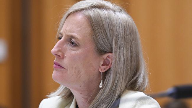 Finance Minister Katy Gallagher says more than 425,000 people have visited an urgent care clinic. Picture: NewsWire / Martin Ollman