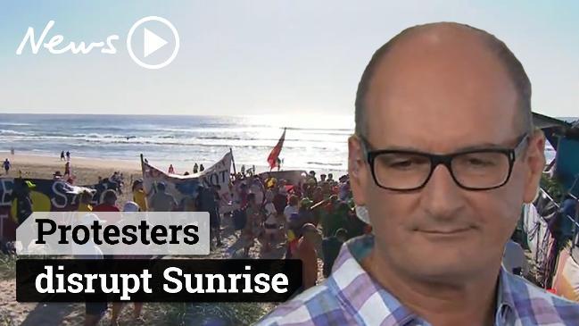 2018: Protesters disrupt Sunrise