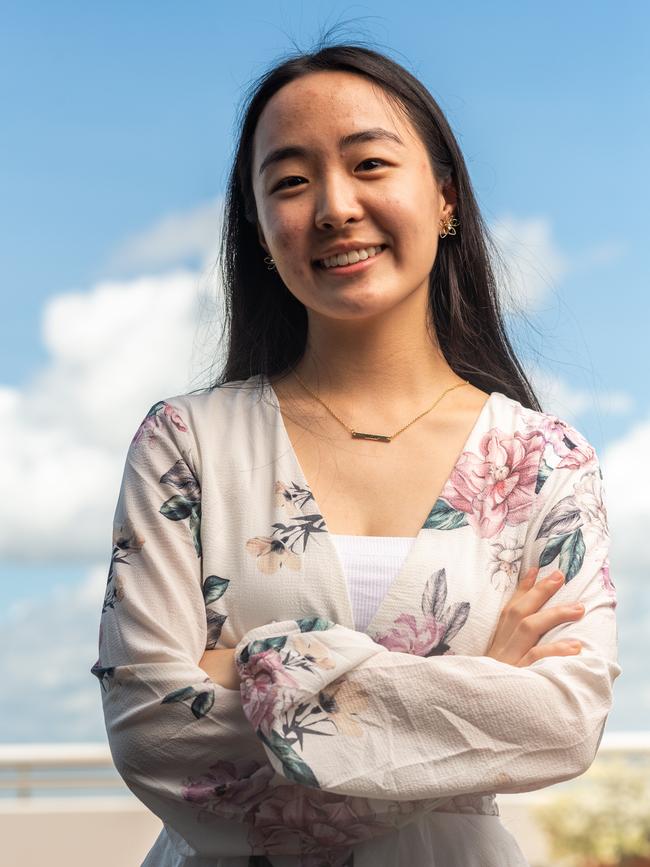 Darwin High School graduate Hannah Kwon hoped to study dentistry interstate. Picture: Che Chorley