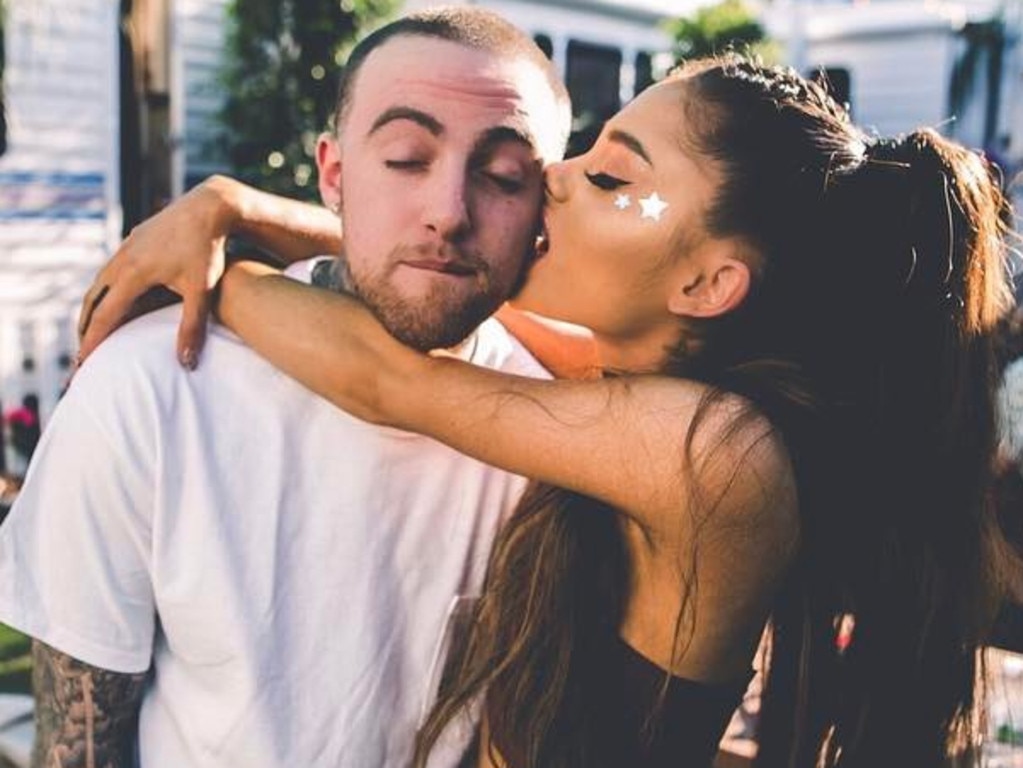 Ariana Grande and Mac Miller. Picture: Supplied