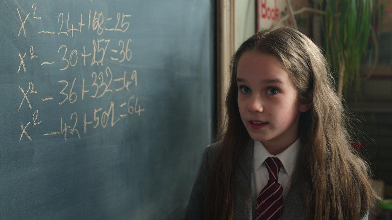 Alisha Weir as Matilda Wormwood. Picture: Netflix