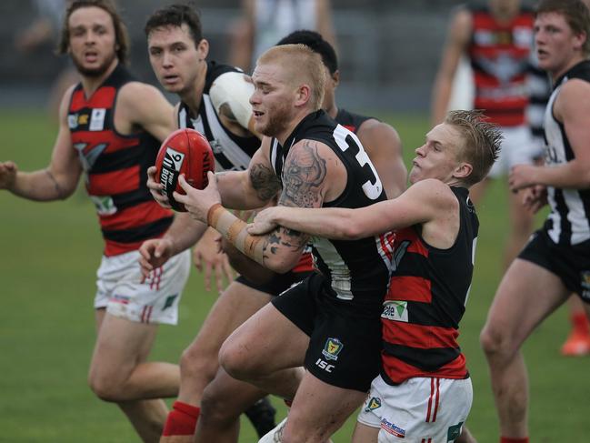 Glenorchy is ready to face some “ugly” and “scrappy” football this season. Picture: LUKE BOWDEN