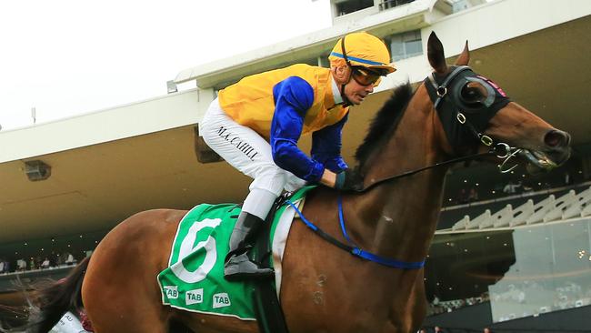 Mathew Cahill (pictured) partners Lumbar Dream for trainer Roger Waters. Picture: Getty Images