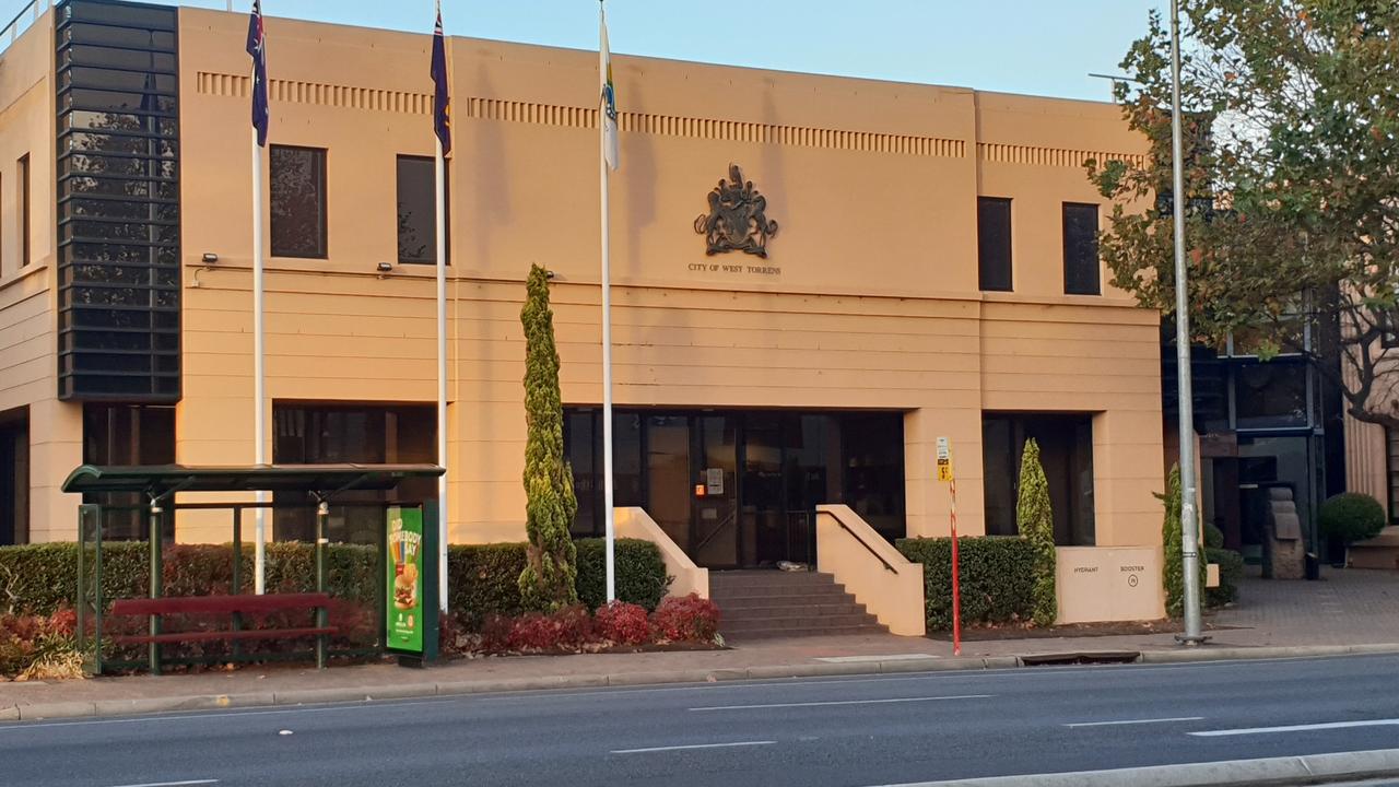 The West Torrens Council chambers on Sir Donald Bradman Drive, Mile End.