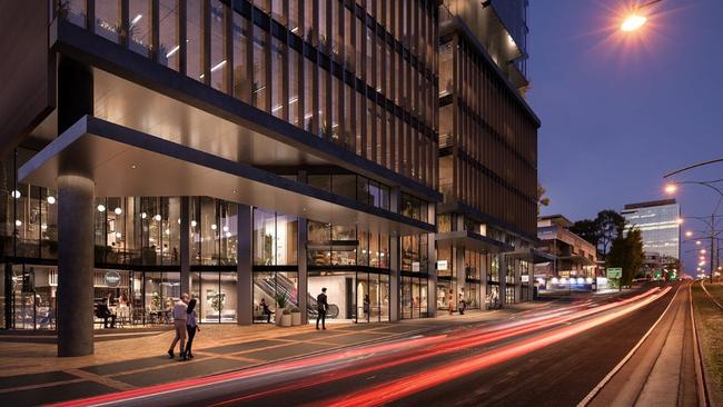 The project at 843 Whitehorse Rd, Box Hill is also set to include commercial and retail spaces on the ground level. Picture: commericalrealestate.com.au